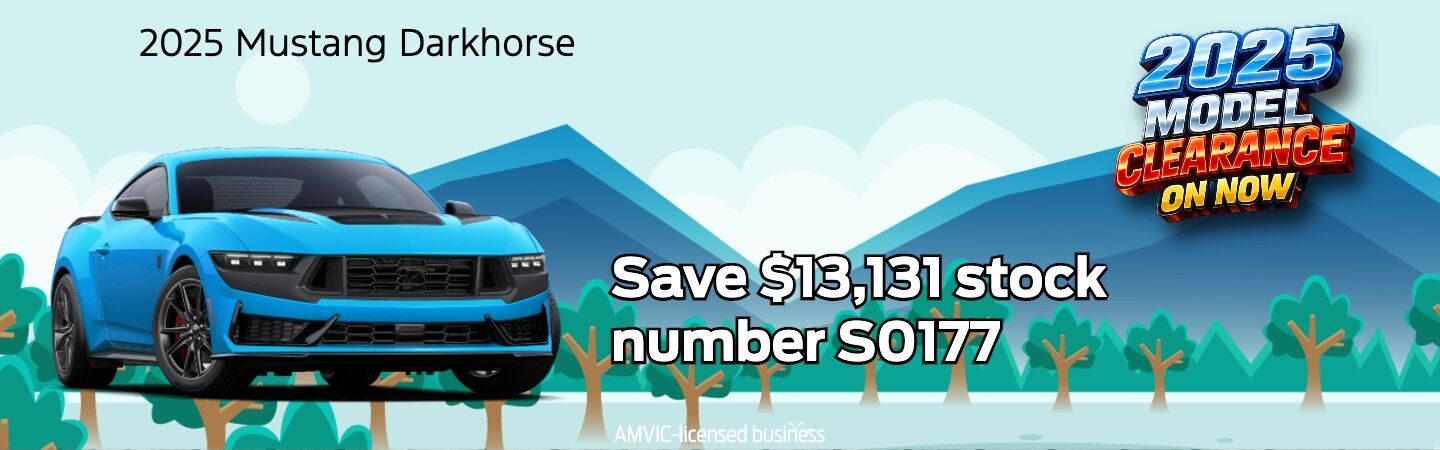 Mustang Dark Horse Sale