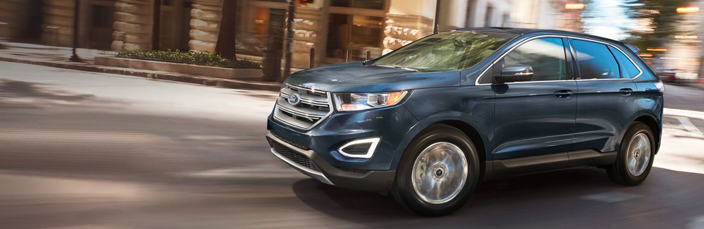 Blue 2016 Ford Edge