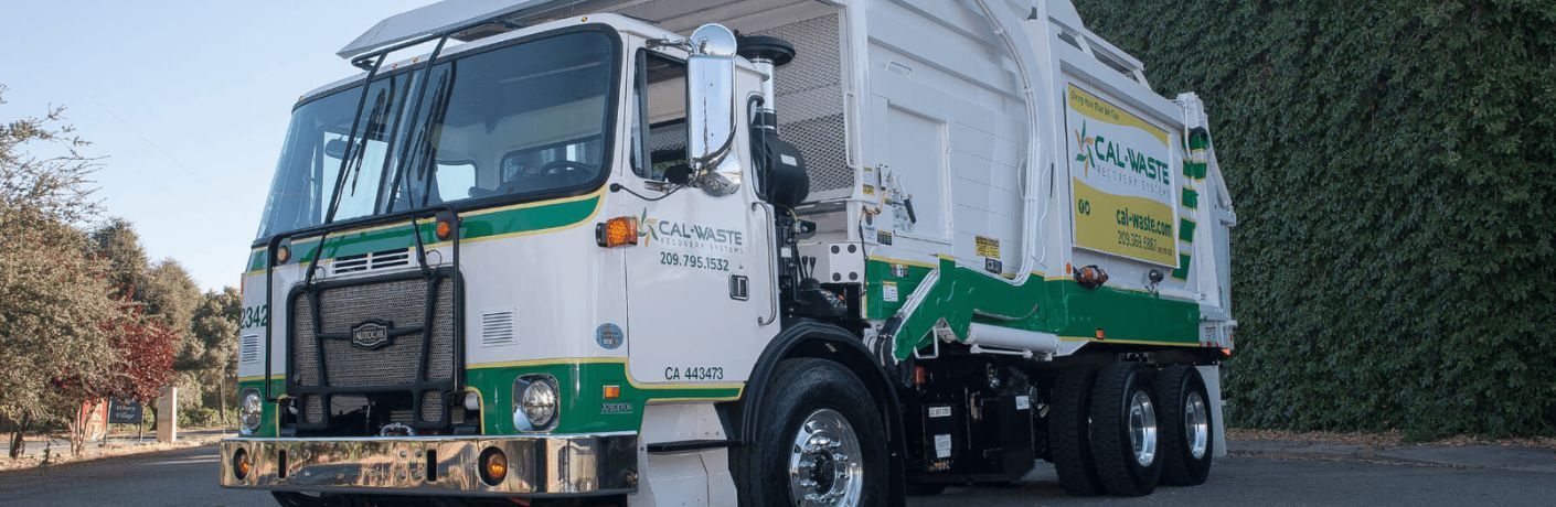 A Used Autocar Garbage Truck