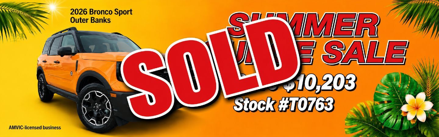 Bronco Sport Sale