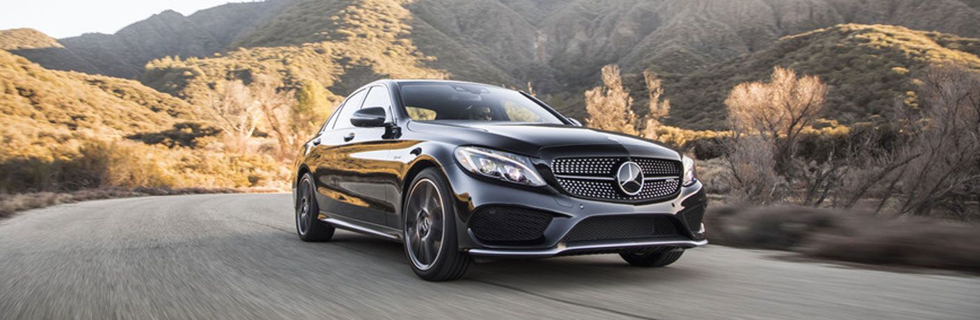 mercedes-benz c-class in mountains