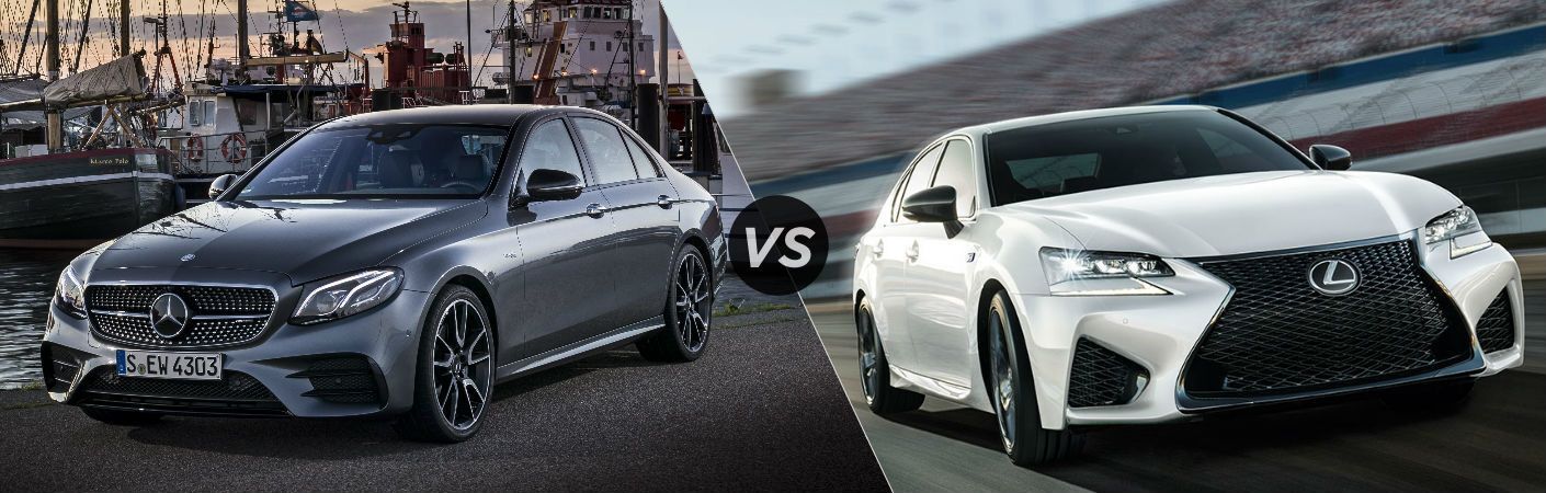 2017 Mercedes-Benz AMG® E-Class VS Lexus GS F