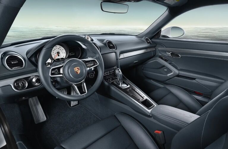 2021 718 Boxster cockpit showcase