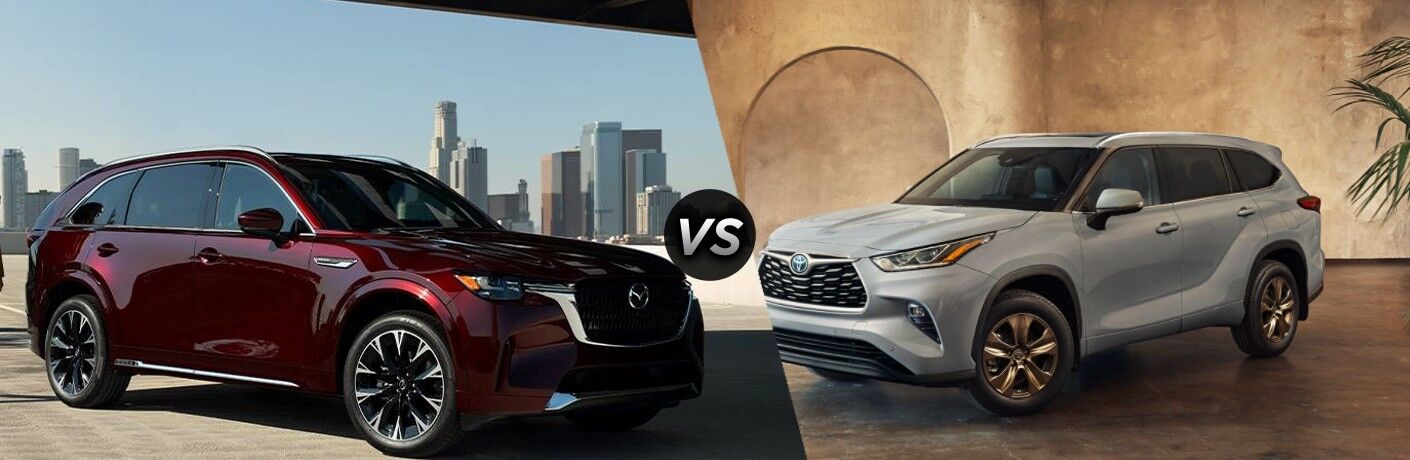 2024 Mazda CX-90 VS 2023 Toyota Highlander