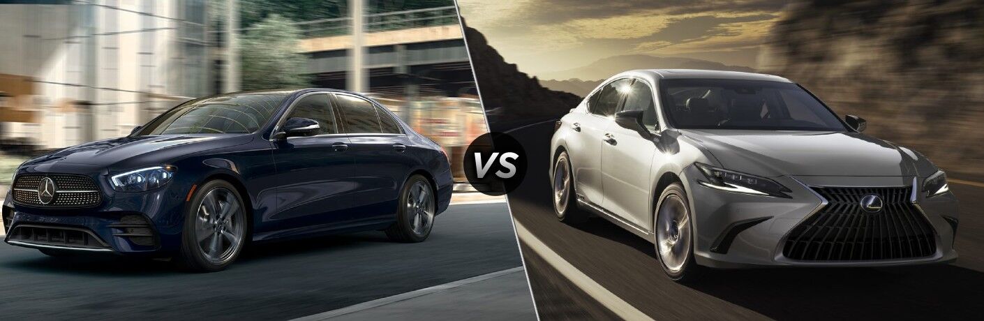 2022 Mercedes-Benz E 350 vs 2022 Lexus ES 350 model comparison