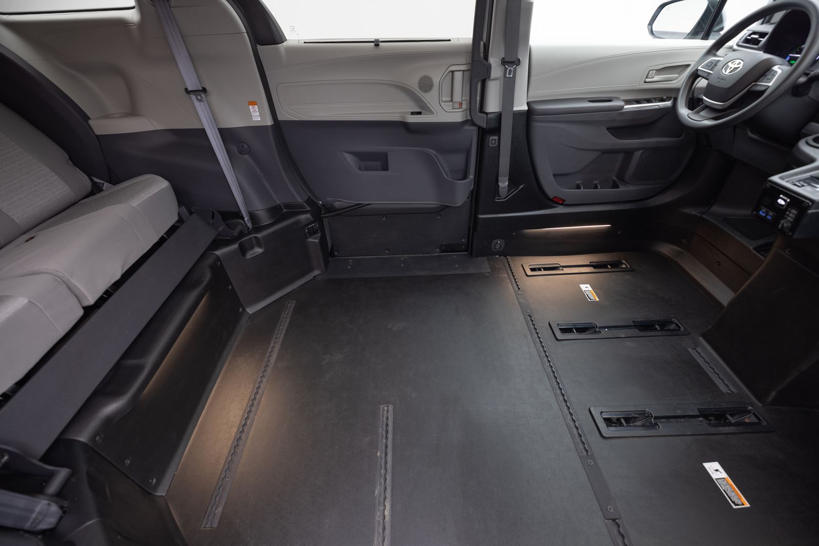 Extra maneuverability in the 2021 Toyota Sienna Hybrid conversion from BraunAbility