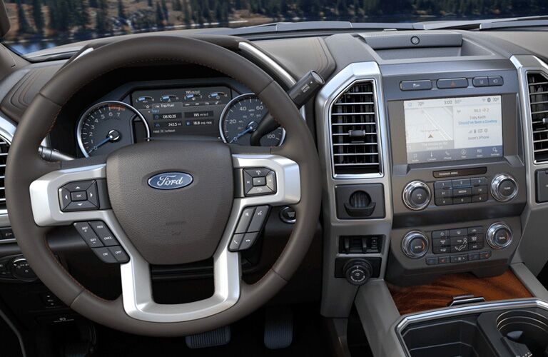 2020 Ford Super Duty F-350 King Ranch steering wheel