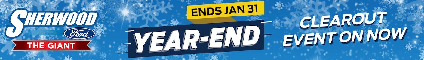 Year-End Clearance Event at Sherwood Ford, the Giant, in Sherwood Park, Alberta