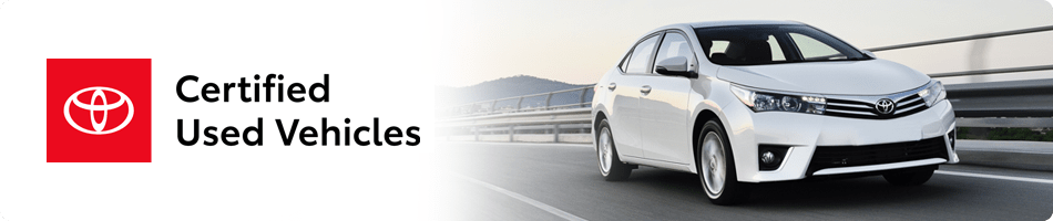 Certified Toyota Pre-Owned Vehicles at Hansel Toyota in Petaluma CA