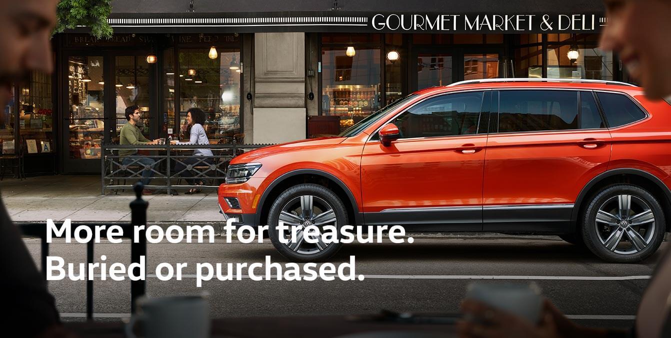 Tiguan's spacious interior