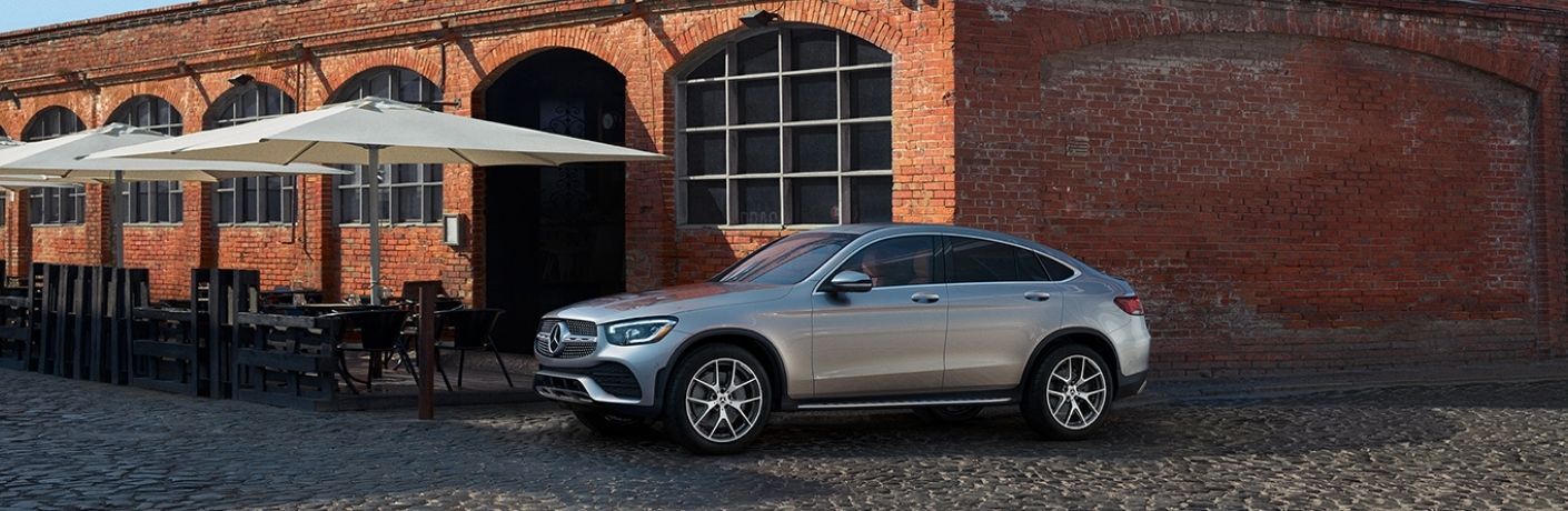 2021 Mercedes-Benz GLC Coupe Front Left-Quarter View