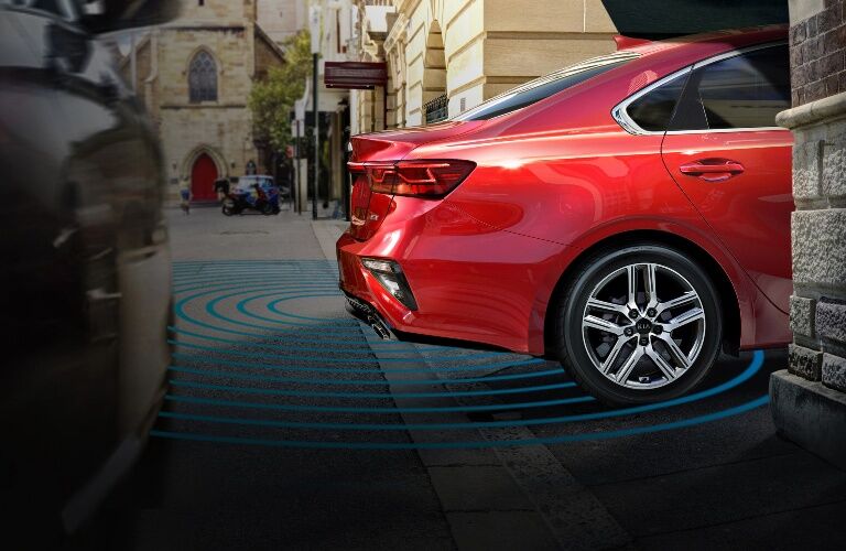 2021 Forte rear cross traffic alert