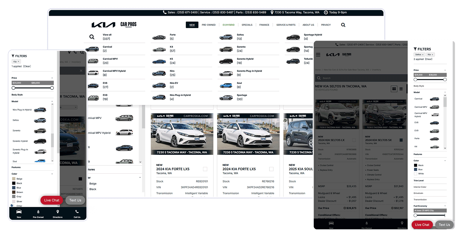 Responsive Automotive Websites by DealerFire
