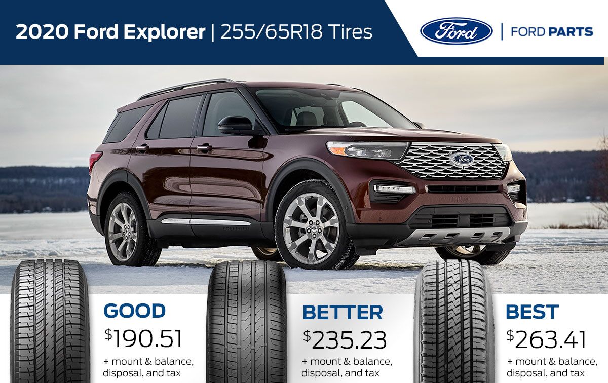 2020 Ford Explorer Tire Specials