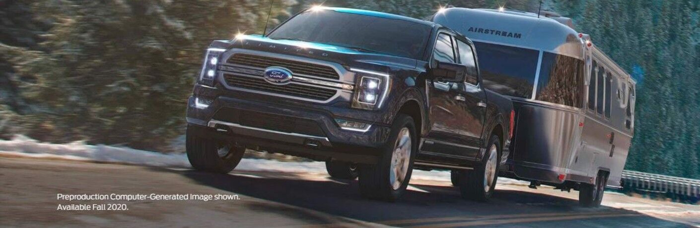 2021 Ford F-150 front view
