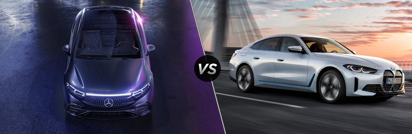 2022 Mercedes-Benz EQS 450+ Sedan vs. 2022 BMW i4 eDrive40 Gran Coupe model comparison