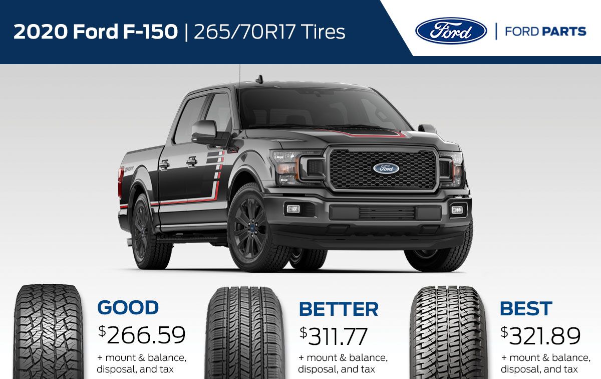 2020 Ford F-150 Tire Specials