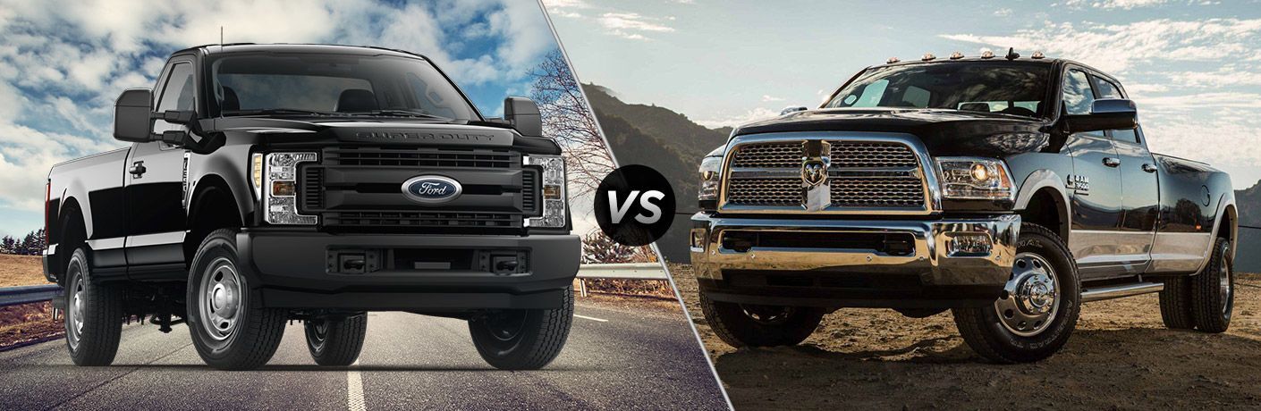 2018 Ford F-350 vs 2018 RAM 3500