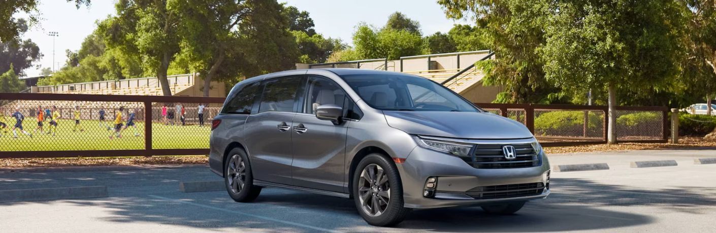 A 2024 Honda Odyssey on a smooth road