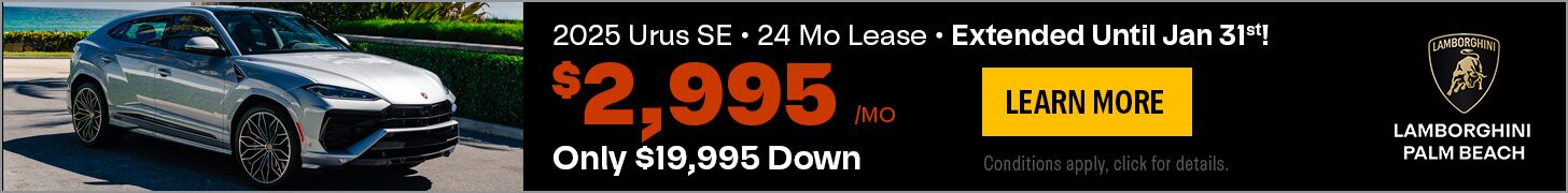 #3-2025 URUS SE $2995/mo.