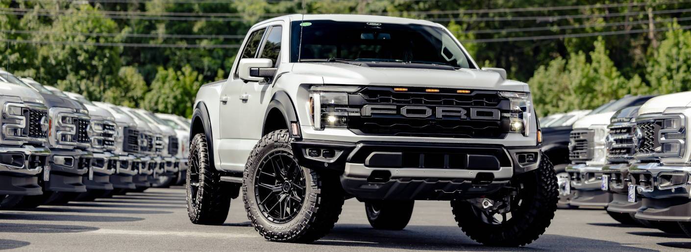A custom Wild Willies 2025 Ford F-150 Raptor at Akins Ford in Winder, GA