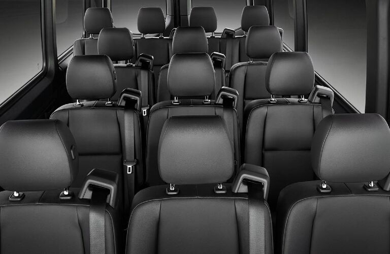 2021 Mercedes-Benz Sprinter van seats top view