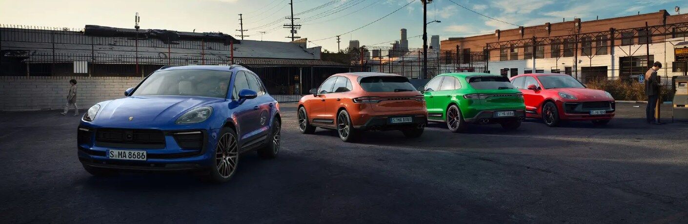 2022 Macan models in a line