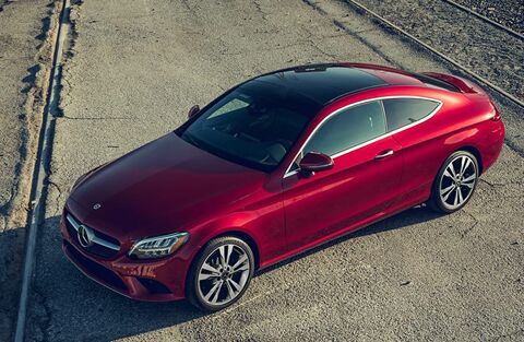 2022 MB C-Class exterior front fascia and driver side