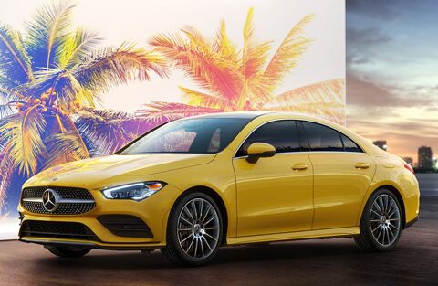 2022 MB CLA exterior front fascia and driver side