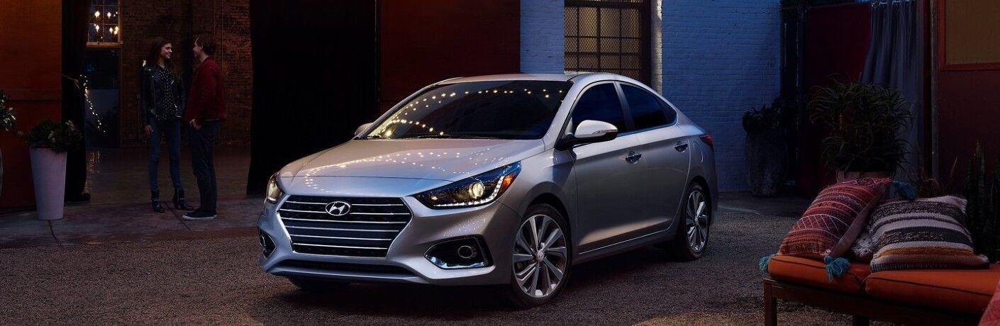 2021 Hyundai Accent front and side view