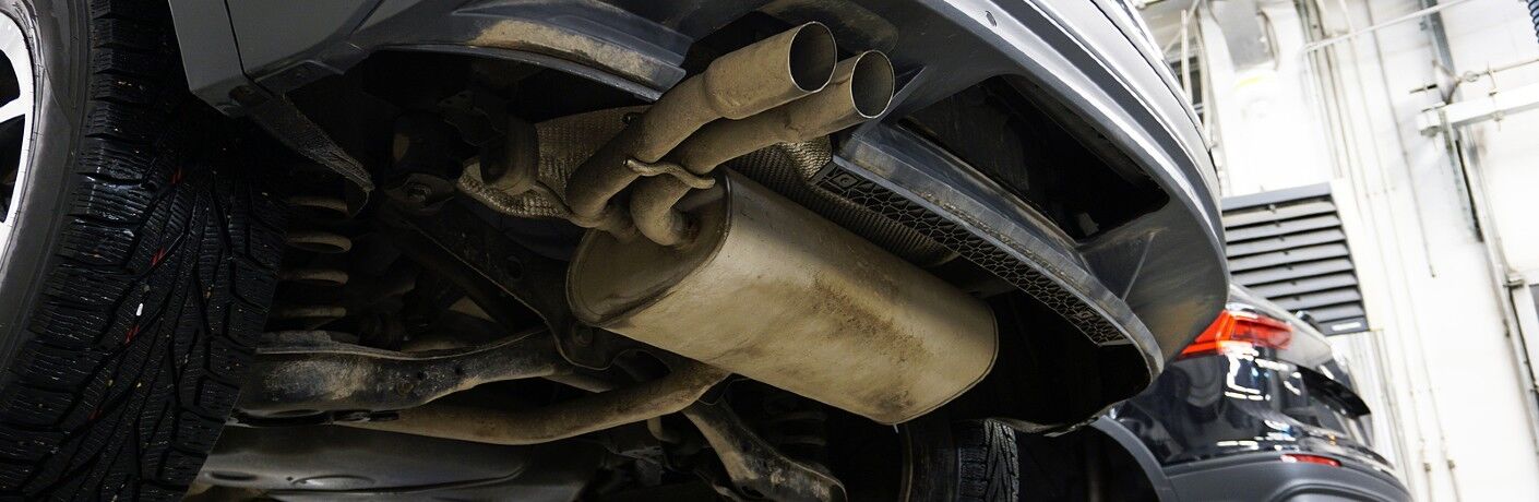 Muffler in a car