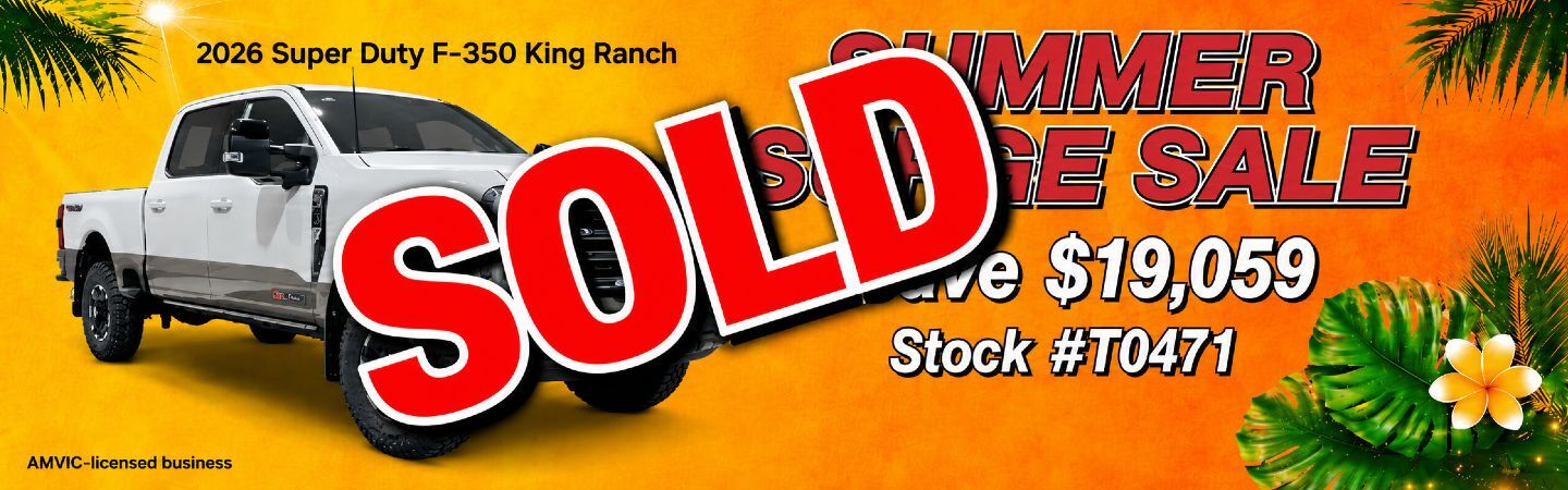 F350 King Ranch Sale
