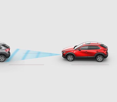 The 2022 Mazda CX-30 in San Juan Capistrano, CA has Mazda Radar Cruise Control with Stop and Go.
