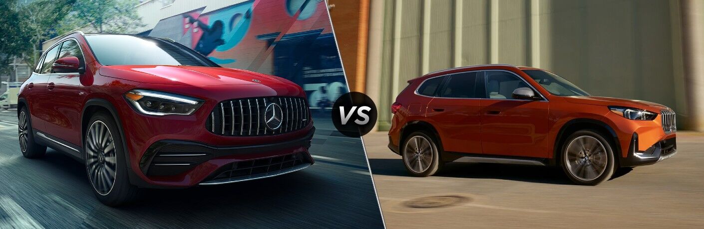 2023 Mercedes-Benz AMG® GLA 35 vs. 2023 BMW X1 model comparison