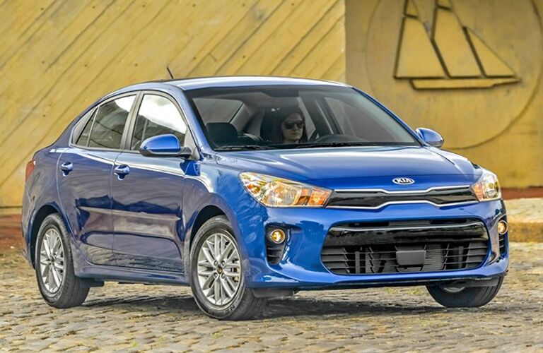 Front view of a 2020 Kia Rio