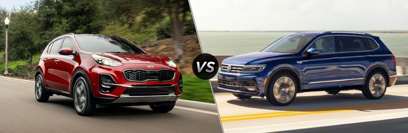 2021 Kia Sportage vs 2021 Volkswagen Tiguan