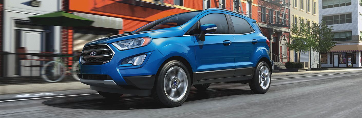2020 Ford EcoSport in a city