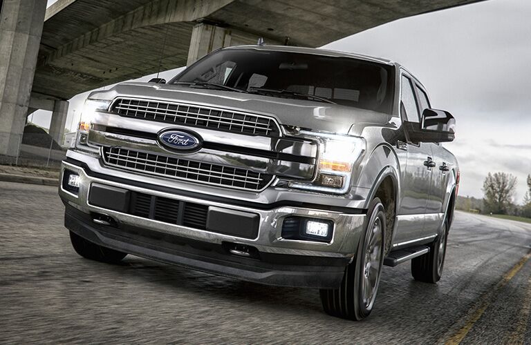 2020 Ford F-150 silver front view