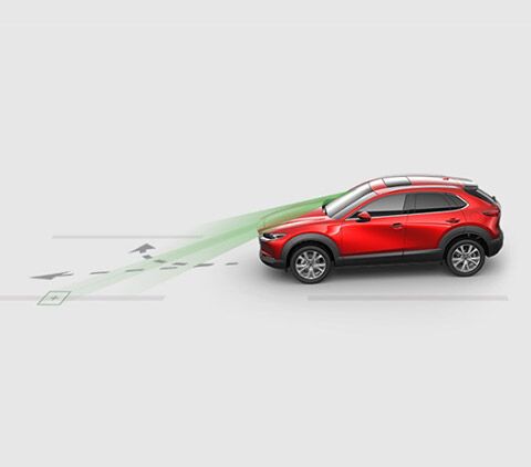 Stay safe with Lane-Keep Assist in the 2022 Mazda CX-30 in San Juan Capistrano, CA