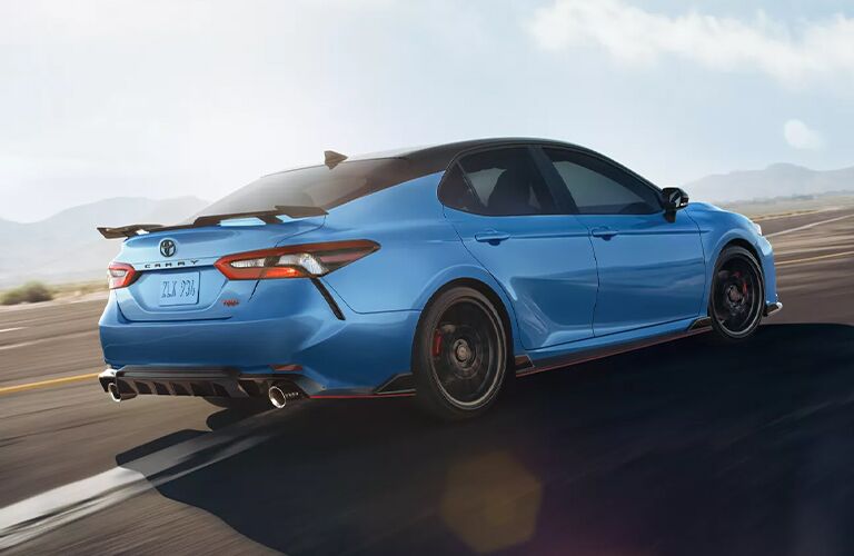 The Camry on the road