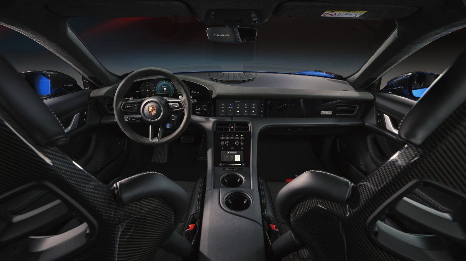Porsche cockpit where Voice Pilot listens and responds – Champion Porsche Pompano Beach, FL