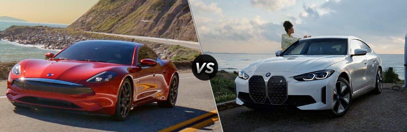 Karma Revero GT Vs BMW i4 M50 comparison image