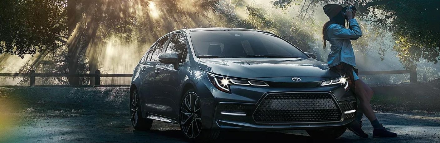 2022 Toyota Corolla side and front view