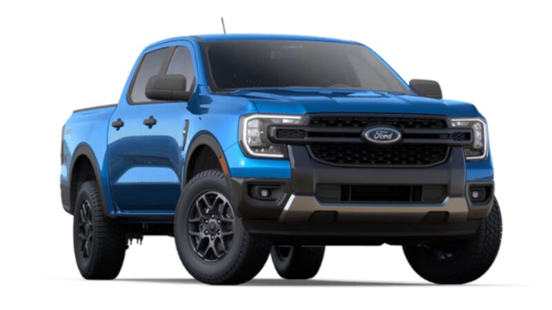 A front quarter view of the 2025 Ford Ranger XLT.