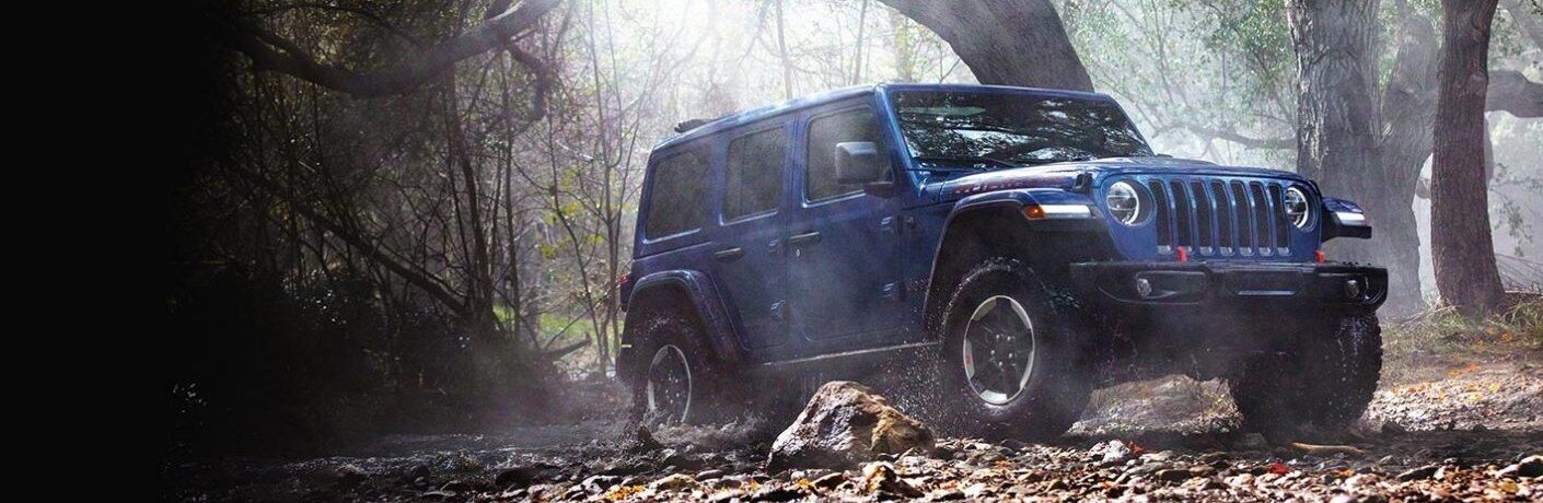 2020 Jeep Wrangler in the forest
