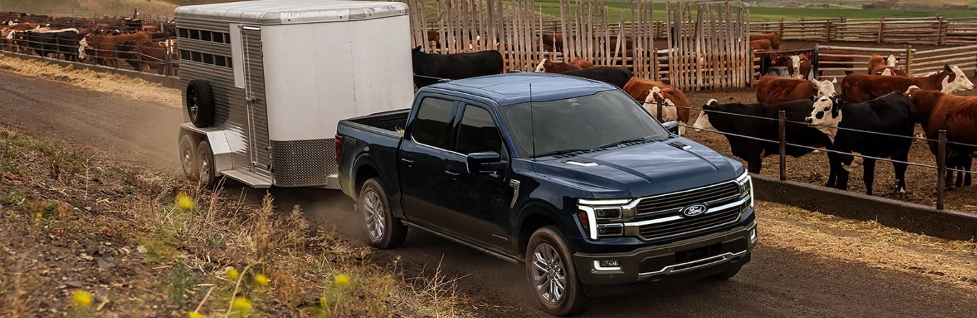 2026 Ford F-150 towing a trailer