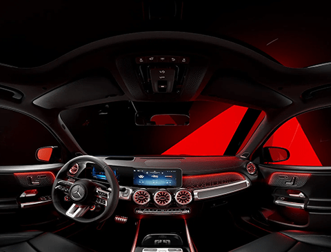 GLB 250 GLB 250 Pinnacle Trim, MB-Tex/microfiber, and Illuminated Star Pattern trim