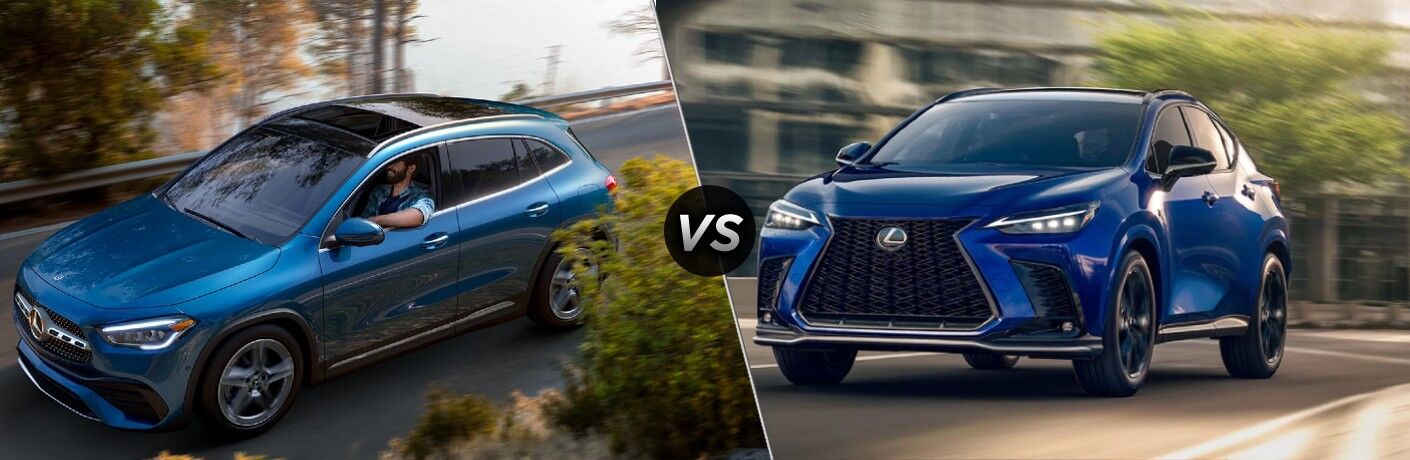 2023 Mercedes-Benz GLA vs. 2023 Lexus NX model comparison
