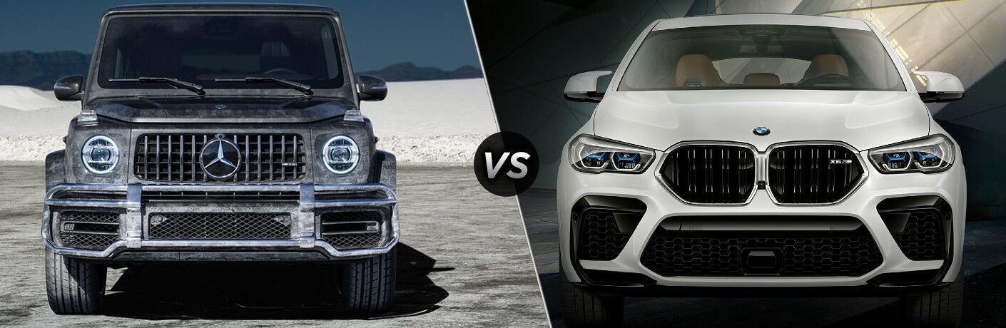 2022 Mercedes-Benz AMG® G 63 vs. 2022 BMW X6 M model comparison