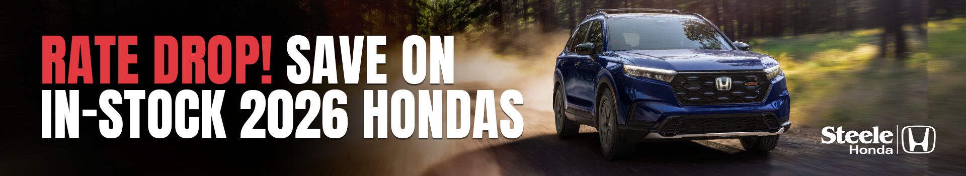 Rate Drop - In Stock Hondas